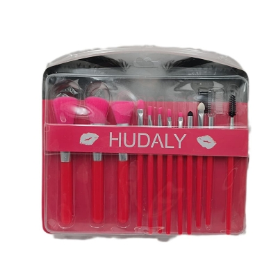 Picture of Hudaly makeup brush 12p - Red