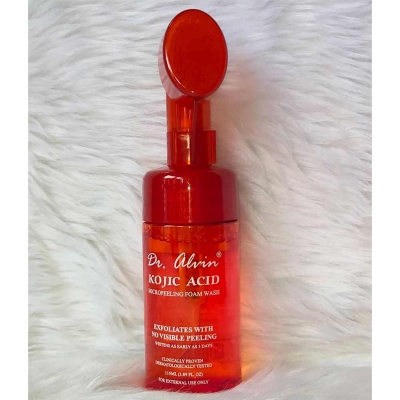 Picture of Dr Alvin Kojic Acid Micropeeling Exfoliating Foaming Wash 115ml - Orange