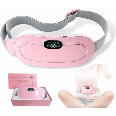 Picture of Portable Cordless Heating Pad with Adjustable Strap - Pink