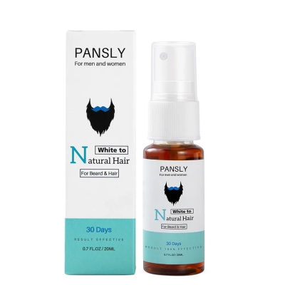 Picture of PANSLY White to Natural Hair for Beard & Hair - 20ml - Black