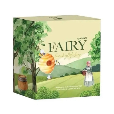 Picture of FAIRY Gluta Scrub Soap for Brighter Skin Natural Moisturizing And Whitening Formula - Fresh