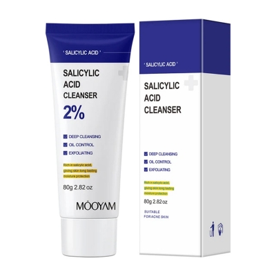 Picture of Moo yam Salicylic Acid Cleanser 80g / 2.82 oz - Blue