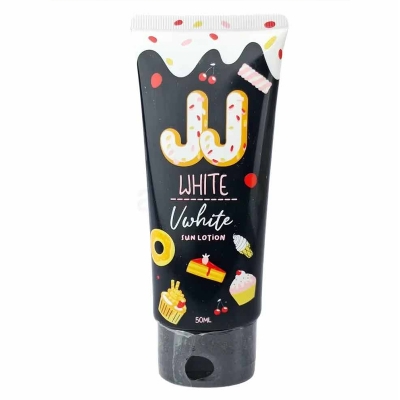 Picture of J&J Vwhite Sun Lotion High Protection SPF50 PA++ 70 Ml - Black