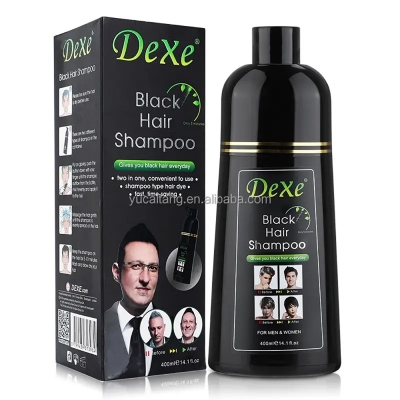 Picture of Dexe Black Hair Shampoo - 400ml - Black