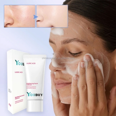 Picture of YOUBUY Lauric Acid Brightening Facial Cleanser (60g) - White