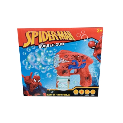 Picture of Spider-Man Automatic Bubble Gun Toy Set for Kids (Ages 3+) - Red
