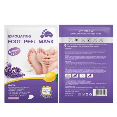 Picture of APPTI Exfoliating Foot Peel Mask - Lavender & Vitamin C (40g/Pair)