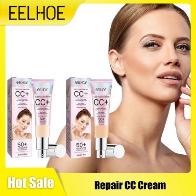 Picture of EELHOE CC+ Color Correcting Full Coverage Cream - Anti-Aging Hydrating Serum & SPF 50+ Physical Sunscreen (30ml)