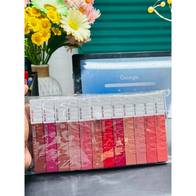 Picture of Super State Matte Ink Liquid Lipstick Set - 12 Pcs Premium Combo Pack (Long-Lasting & Waterproof)