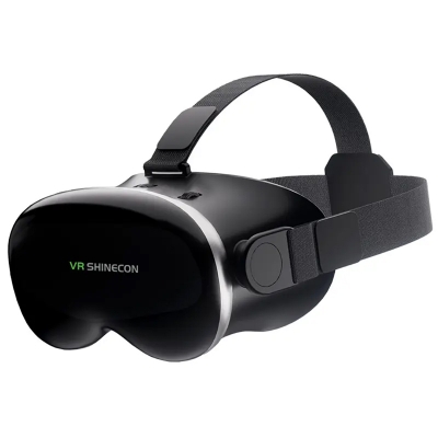 Picture of VR SHINECON G18 Adjustable 3D VR Glasses – Immersive Movie & Gaming Headset for Mobile Phones - Black