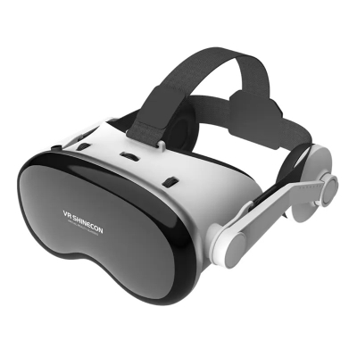 Picture of VR SHINECON G18EB 3D Virtual Reality Glasses – Wireless VR Headset with Surround Sound & Panoramic Viewing - White