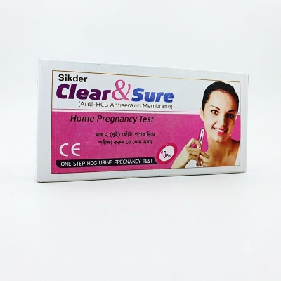 Picture of Sikder Clear&Sure Home Pregnancy Test - White