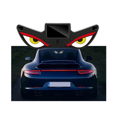 Picture of LED Devil Eyes Display Screen for Car Rear Windshield – Animated Expressive Eye Light Accessory