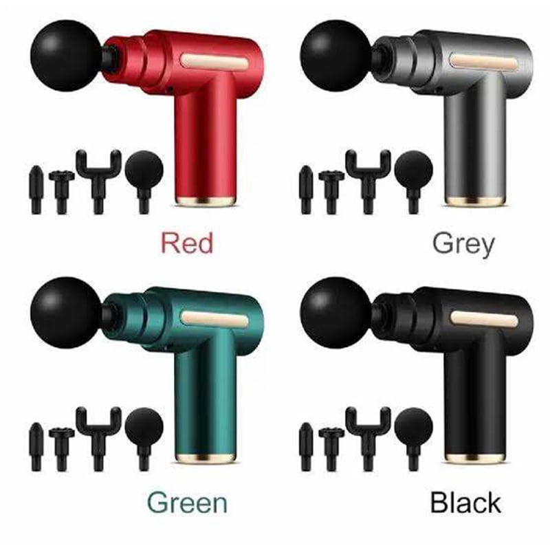 Picture of Mini Electric Massage Gun Portable Deep Tissue Massage Gun - Pain Relief USB Rechargeable Body Massager Message Gun Body Muscle Relief Massage Gun Fitness Portable Fascial Gun Deep Tissue Mini Massage Gun Message Gun Electric Message Gun