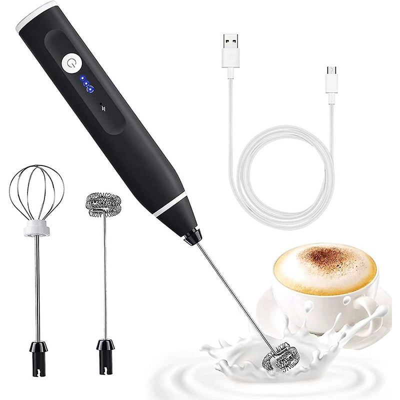 Picture of Electric Rechargeable Handheld Coffee Mixer - Perfectly Blend Your Brews With Ease