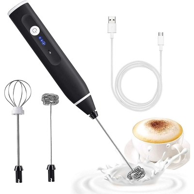 Picture of Electric Rechargeable Handheld Coffee Mixer - Perfectly Blend Your Brews With Ease