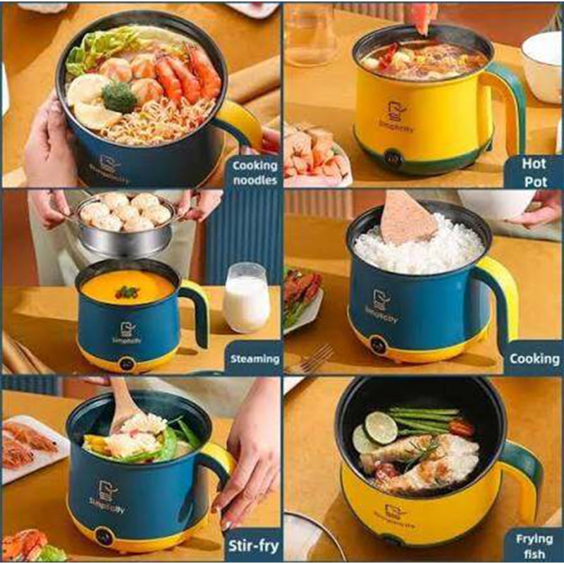 Picture of Electric Rice Cooker 1.8 L Non-stick Cooking Machine Double Layer Hot Pot Multifunction Electric Rice Cooker