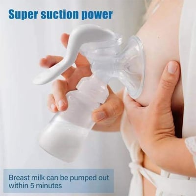 Picture of Manual Breast Pump – BPA-Free Portable Milk Collector | Comfortable, Painless Breastfeeding Pump for Moms