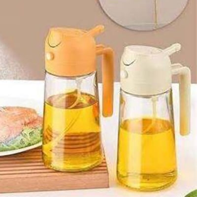 Picture of 2 in 1 Oil Sprayer and Oil Dispenser Bottle 500ml
