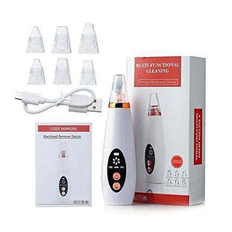 Picture of Electric Vacuum Electric Acne / Blackhead Remover Extractor 6 Suction Head Beauty Machine For Skin Care