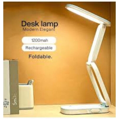 Picture of YAGE YG-T125 USB Rechargeable Table Lamp | Adjustable Folding LED Study Light | Eye-Care Technology | Long-Lasting Emergency Charger Light for Home & Office | Compact Portable Desk Lamp with Touch Sensor Dimming | Premium Build Quality