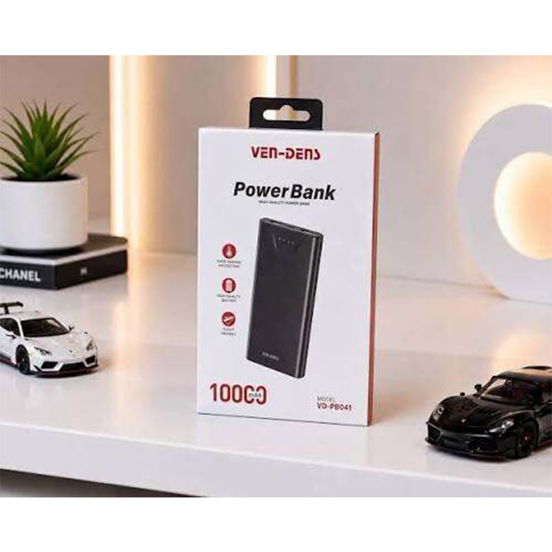 Picture of Power Bank 10000mAh – Fast Charging Portable Charger with Dual USB Output, Type-C Input, LED Battery Display, Smart Safety Protection, Compact Power Bank for Android, iPhone, Tablets & Travel