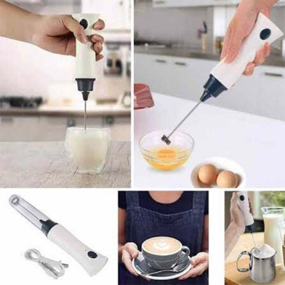 Picture of Handheld Coffee Mixer Frother Automatic Milk Beverage Foamer Cream Whisk Cooking Stirrer Egg Beater