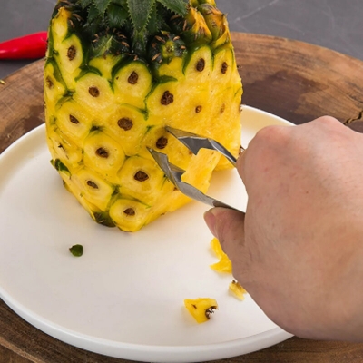 Picture of Fruit and Vegetable Peeler Pineapple Slicer Cutter Stainless Steel - Kitchen Accesories (Silver)