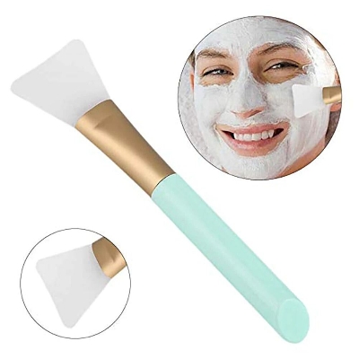 Picture of Silicon Facial Mask Brush for Women Skin Care Plastic Handle- 1 pc (Random Color)