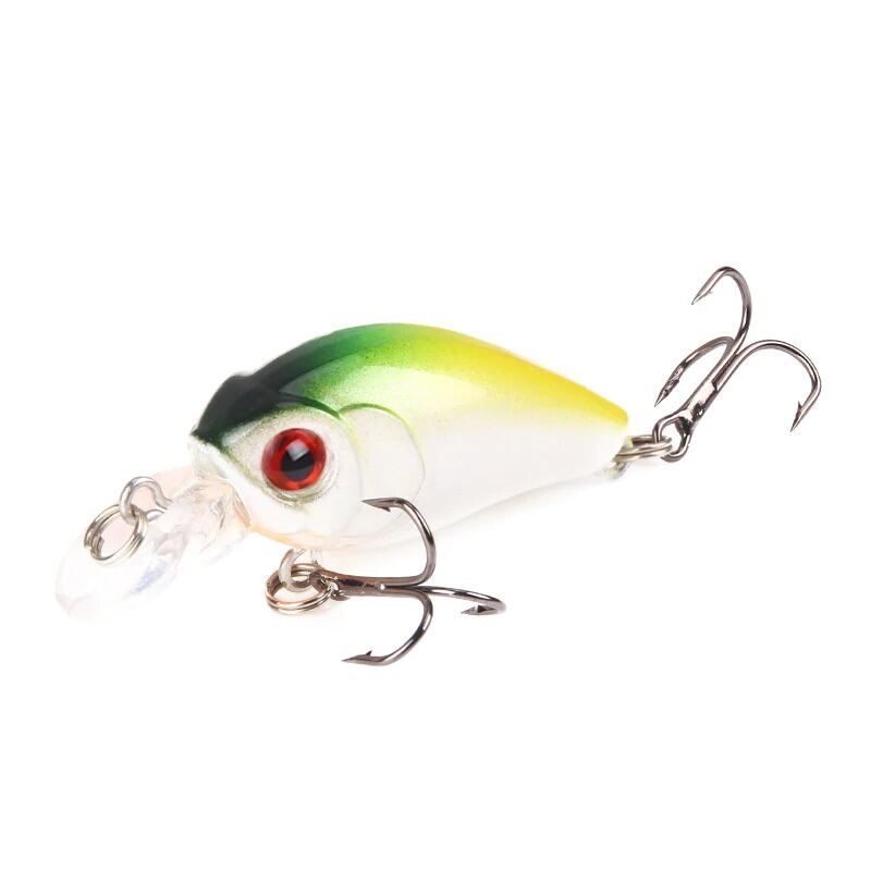 Picture of KastKing Hard Fishing Lure 7.2g 50mm  Crankbait Lake River Fishing (Green)