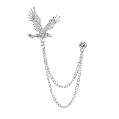 Picture of Blazer Men's British Style Crown Brooch Cross Suit Chain Pin Badge Vintage Women's Corsage Accessories Coat pin Men's fashion (SE 8002)