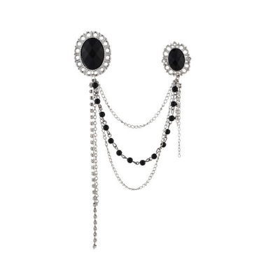 Picture of Blazer Men's British Style Crown Brooch Cross Suit Chain Pin Badge Vintage Women's Corsage Accessories Coat pin Men's fashion (BC 8117)