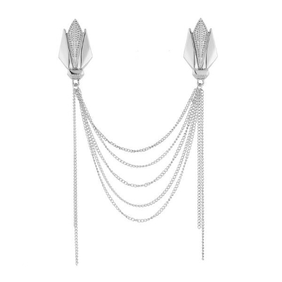 Picture of Blazer Men's British Style Crown Brooch Cross Suit Chain Pin Badge Vintage Women's Corsage Accessories Coat pin Men's fashion (STC 8026)