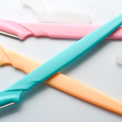 Picture of 3pcs Set Eyebrow Razor Hair Colorful Women Eyebrow Shaver New (Multicolor)