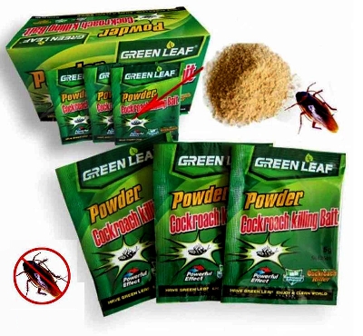 Picture of Cockroach Killing Powder Bait Powder - Green Killer Cockroach Bait Killer Powerful Effect Inseticite Green killer (20pcs)