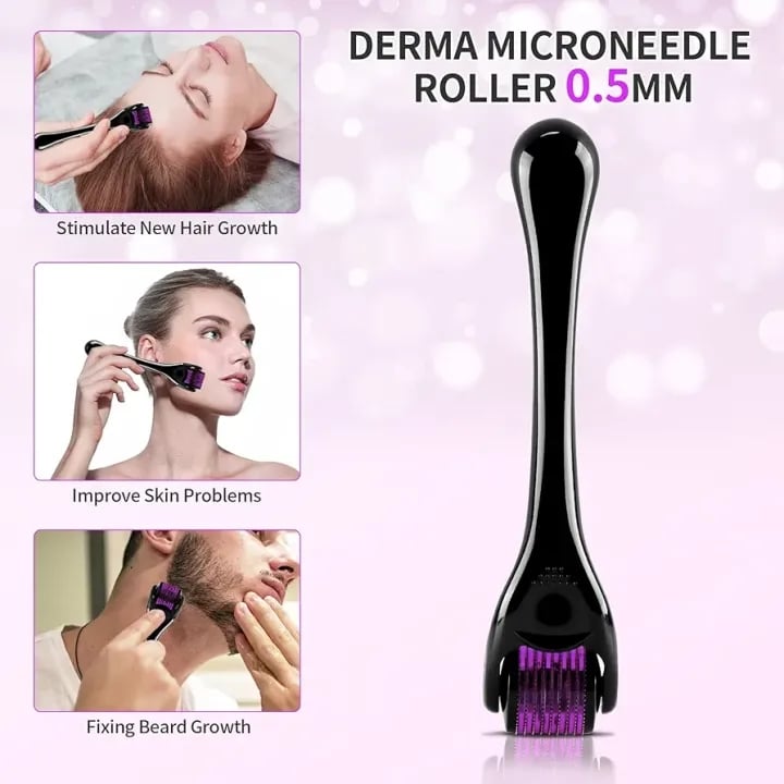 Picture of Derma Roller System 540 Needles Derma for Face and Skin Care  - Multicolor