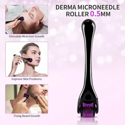 Picture of Derma Roller System 540 Needles Derma for Face and Skin Care  - Multicolor
