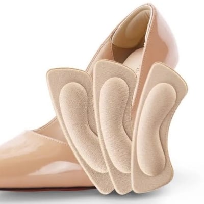 Picture of Heel Grip Pads for Shoes | Anti-Blister & Pain Relief 2pcs (Black)