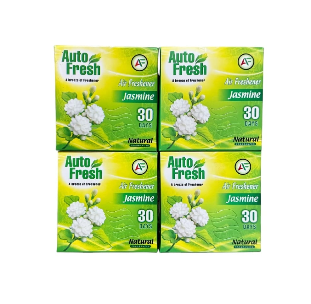 Picture of Auto Fresh Bathroom Air Freshener Block  | 50 gm each Jasmine scent Odor neutralizer Mold resistant