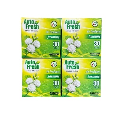 Picture of Auto Fresh Bathroom Air Freshener Block  | 50 gm each Jasmine scent Odor neutralizer Mold resistant