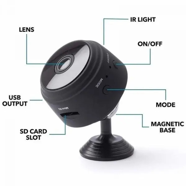 Picture of A9 Mini WiFi Camera 1080P Full HD Night Vision