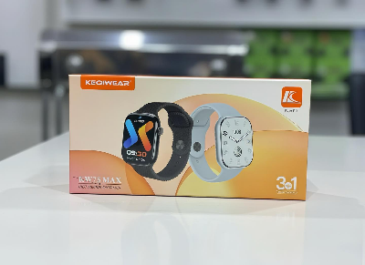 Picture of KEQIWEAR KW75 Max Smart Watch 3 Straps Band Wireless Charging Longer Battery Life Smartwatch
