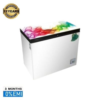 Picture of VISION RE-350 Liter Glass Door Chest Freezer White Multi Wave