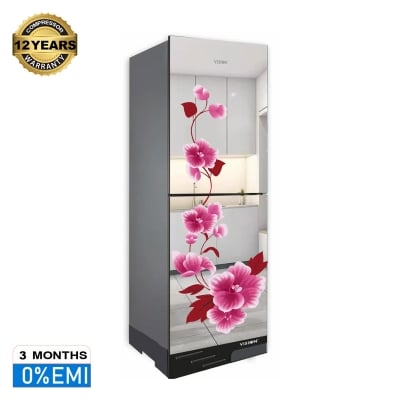 Picture of VISION RE-200 Liter Glass Door Refrigerator Mirror Iris-Top Mount