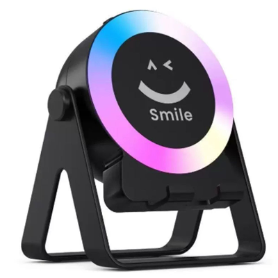 Picture of ZF18 Wireless Speakers Phone Stand 5W LED RGB Lights Fashion Sound Speaker Bass Woofer Mini Speakers -