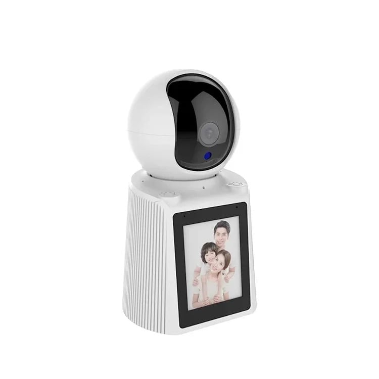 Picture of V380 Pro Indoor Security Camera 1080P Full HD WIFI Video Calling PT Camera,AI Auto Tracking,2.8inch HD Display and two-way video calling, Human/Pet AI Ideal for Baby Monitor/Pet Camera/Home Security CCTV Camera - Multicolor
