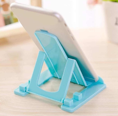 Picture of 3 PCS Mobile Phone Stand 2 Gear Angle Adjustment Universal Cell Phone Support Portable Plastic Holder Any Color - Multicolor