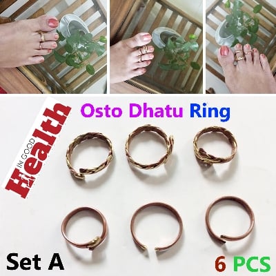 Picture of Stylish Addition - 6 PCS Leg Finger Ring Set A Adjustable fashionable for Female Girls and women Multi color - Modern - Choice Expression