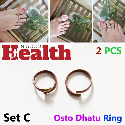 Picture of 2 PCS Leg Finger Ring Set C Adjustable for Women Multi color