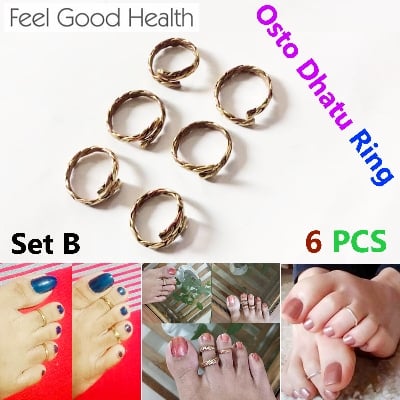Picture of Refined Taste - 6 PCS Leg Finger Ring Set B Adjustable fashionable for Women Multi color - Durabilty Assured - Iconic Style